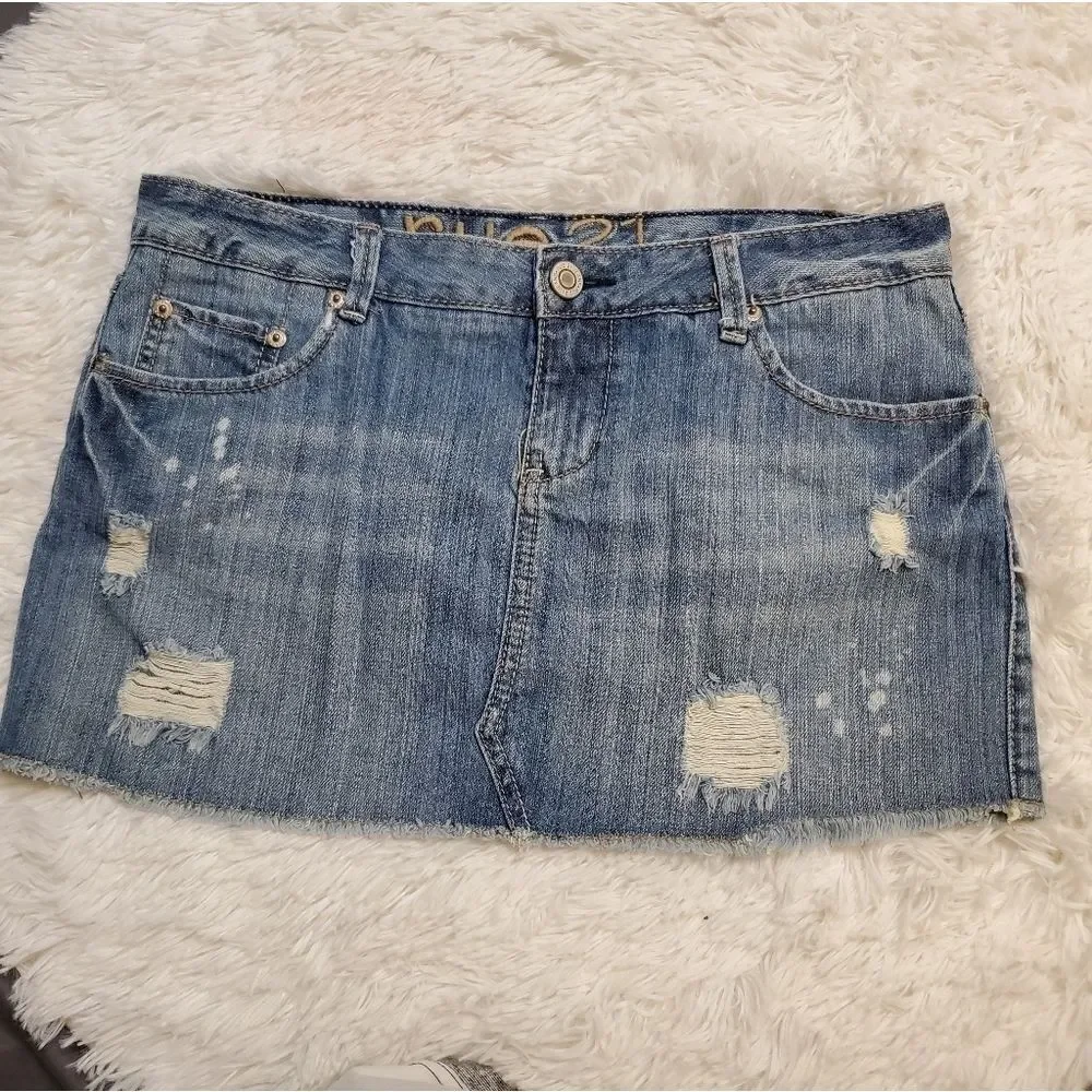 Rue 21 jean skirt
